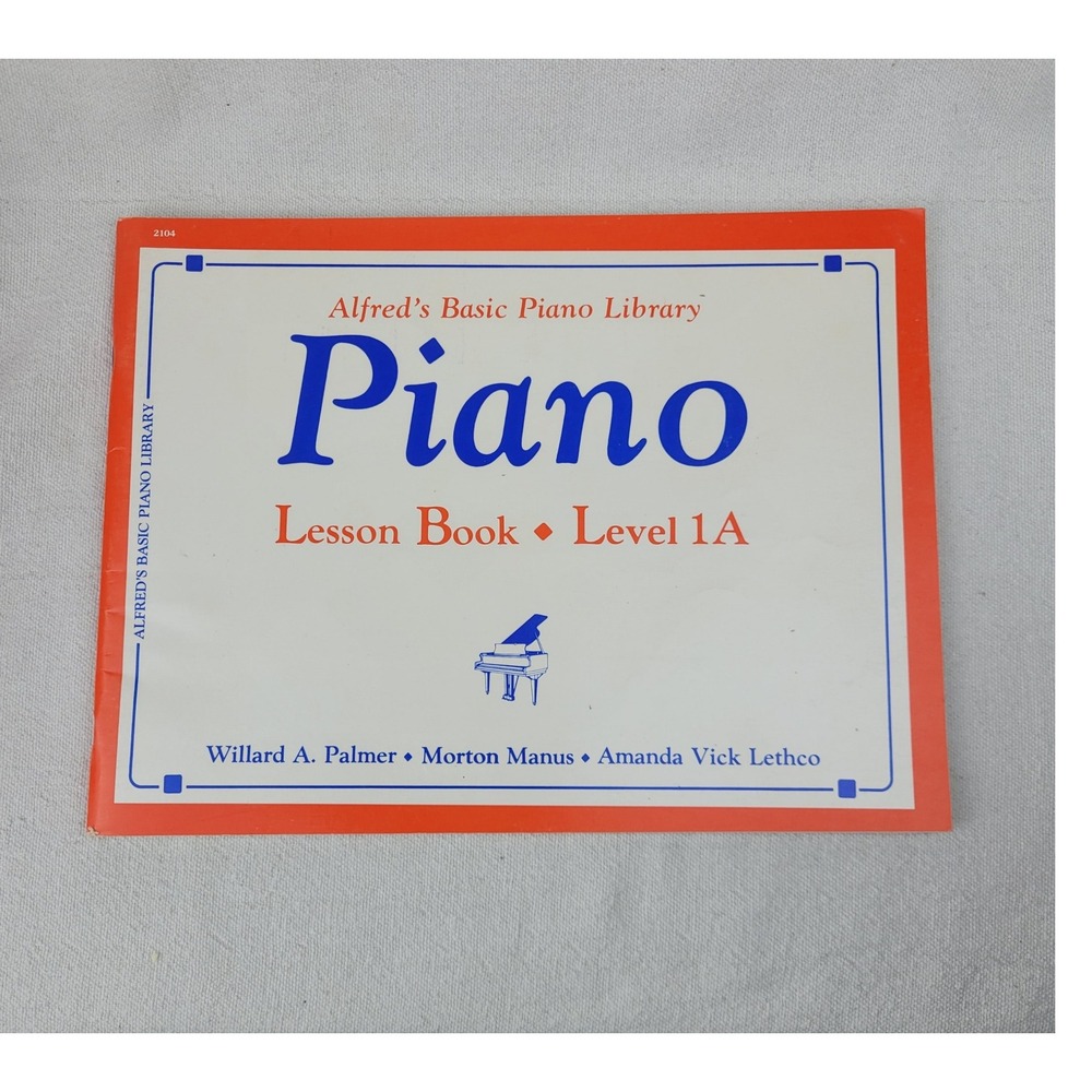 Alfred's Basic Piano Library Lesson Book Level 1A Beginner Instructional 2104